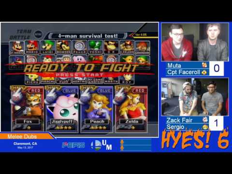 HYES! 6 Doubles WF - Muta & Captain Faceroll (Red) vs Zack Fair & Sergio (Blue)