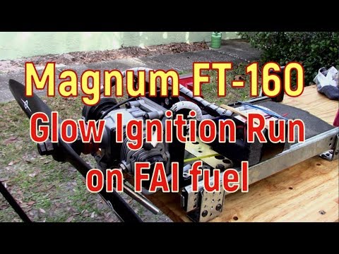 Magnum FT-160 Glow Ignition Run on FAI