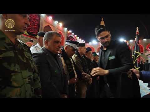 ⁣الأمانة العامة للعتبة العلوية المقدسة تُقيم مراسم رفع راية العزاء في ذكرى رحيل الرسول الأكرم (ص)