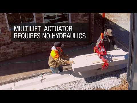 Kenco's Multilift Makes Setting Bin Block and Capstones a Breeze