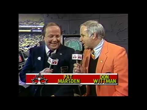 November 24, 1985 - CFL - 73rd Grey Cup - Hamilton Tiger-Cats vs. BC Lions