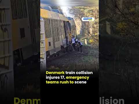 Denmark train collision injures 17, emergency teams rush to scene