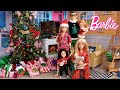 Barbie Ken Doll Family Christmas Morning Routine