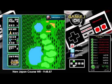 NES Open Tournament Golf - U.S. 18 Hole - 9:30.17 (WR)