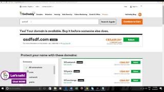 How to check if your domain name is available with Godaddy