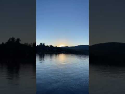 Sunset from the boat ramp