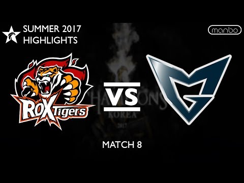 ROX vs SSG All Game Highlights LCK Summer 2017 ROX Tigers vs Samsung Galaxy LoL eSports