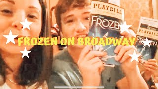 seeing frozen on broadway