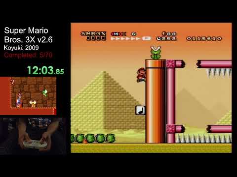 Let's Play Super Mario Bros. 3X v2.6 (SMW ROM Full Playthrough) - Part 1