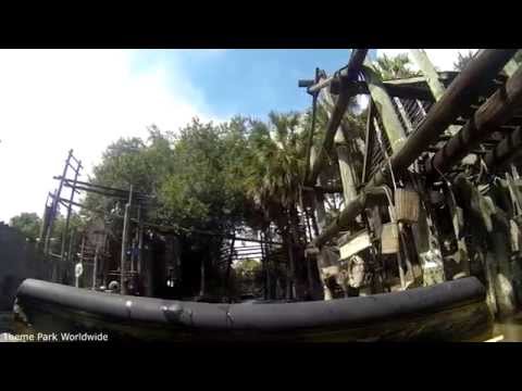 Tidal Wave Front Row On Ride POV - Busch Gardens Tampa