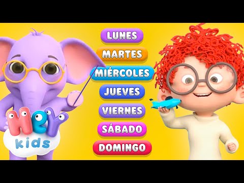 Los 7 días de la semana | Canción educativa para niños | HeyKids - Canciones infantiles
