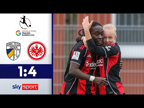Dreierpackerin überragt! | FC Carl Zeiss Jena - Eintracht Frankfurt | Highlights - Frauen-Bundesliga