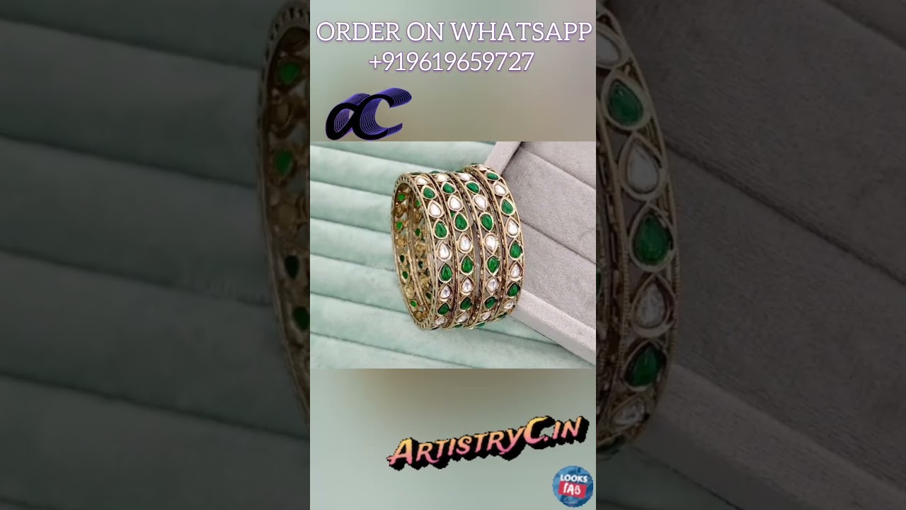 ArtistryC Kundan Kada Bangles: Steal Deepika Padukone's Festive Glam