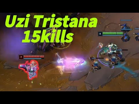UZI TRISTANA VS  MISS FORTUNE , HIS TRISTANA IS SO CLEAN!