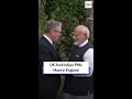 UK PM And Indian President Meet In England