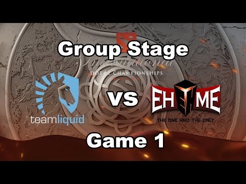 [Game 1] Team Liquid vs Ehome Full Highlights #TI6 Group Stage