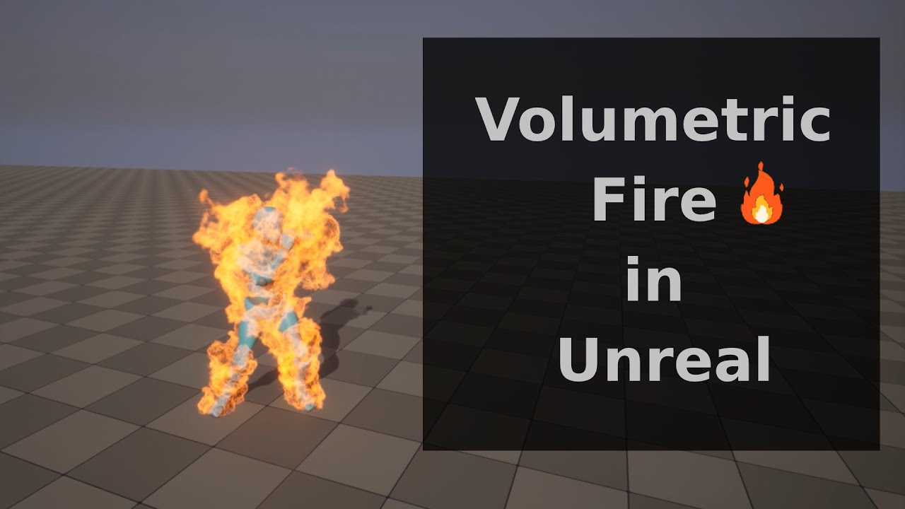 UE5 Showcase: Volumetric Fire FX (UE5)