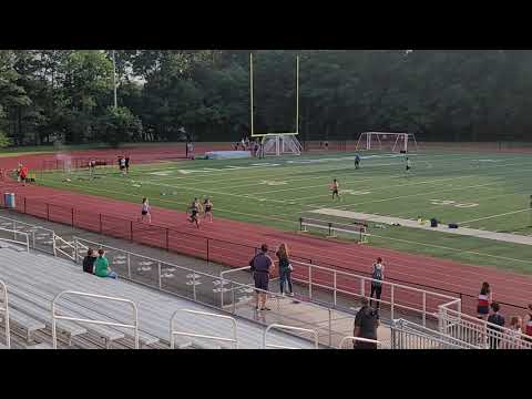 Freshman Allison Gardner wins her 100m heat at National District Championship