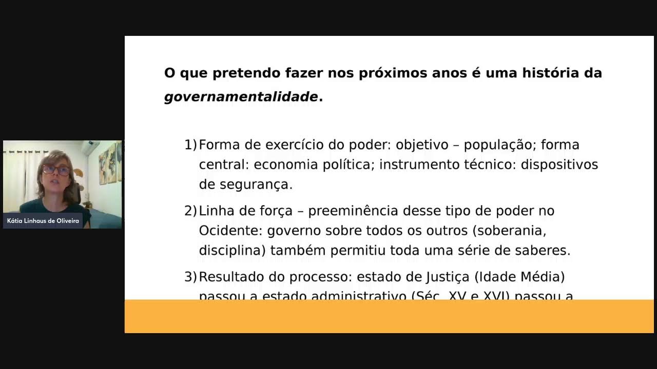 O que que é governamentalidade?