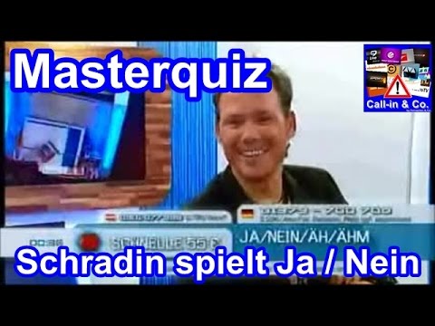 Masterquiz · Schradin spielt Ja / Nein (28.08.2009) · Call-In & Co.