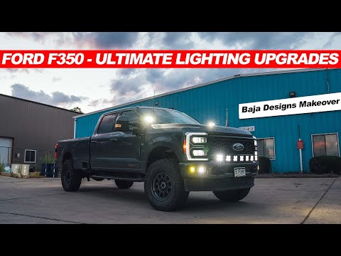 Get Lit Off-road: Top Lighting Upgrades For 2023 Ford Super Duty Pt. 4 | Driving Line BUILDS
