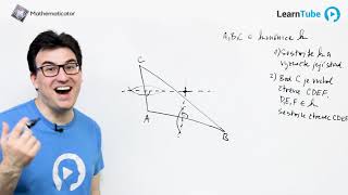 Přijímačky na střední školy 10 - Konstrukční úloha 2 - Kružnice opsaná