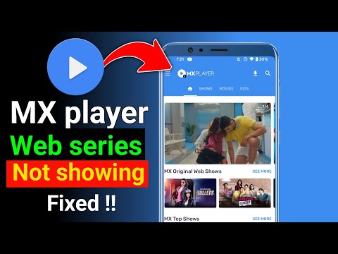 How to watch Web Series and Movies in MX Player |  Movies and web series not showing in MX Player