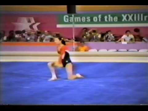 3rd T China Zhou Ping FX - 1984 Olympic Games 9.350