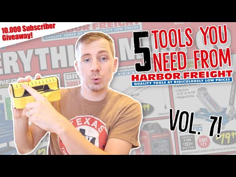 5 Woodworking Tools You Need From Harbor Freight Vol. 7