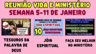 Christian Life and Ministry Meeting, Week of January 5-11, 2026, JW Brazil