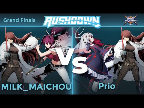 Rushdown 22-MILK_KAICHOU (Mitsuru, Yuzuriha) vs Prio (Vatista, Mitsuru) Grand Finals - BBTAG