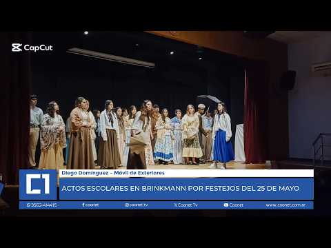 25 DE MAYO EN BRINKMANN: Teatro Histórico En El Belgrano Y Agenda De Actos Oficiales
