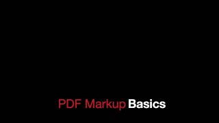 PDF markup basics
