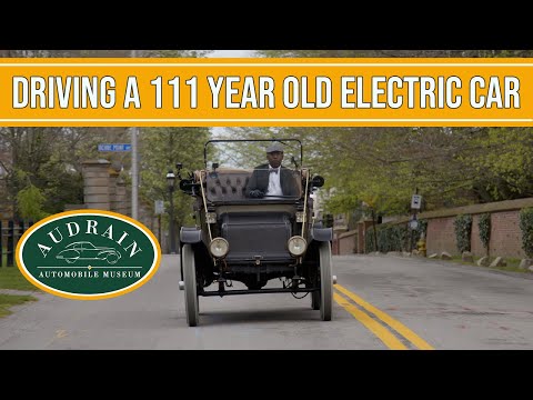 Driving on Bellevue Avenue in a Gilded Age Electric Car