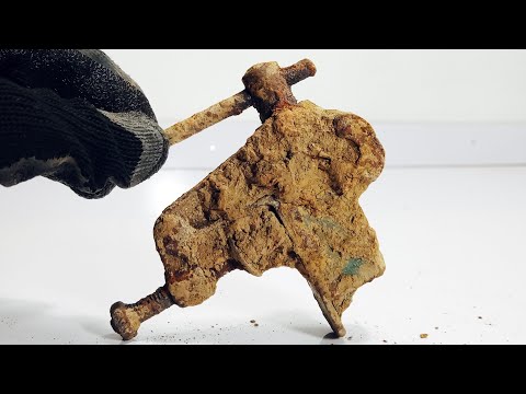 Rusty Antique Jeweller Bench Vise - Restoration