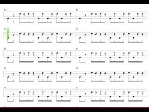 Immixtion + Mass Hysteria + Drum only + Drum tab