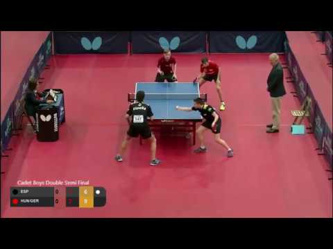 Felix Köhler (GER)/Erik Huzsvar (HUN) vs Berzosa/Pantoja (ESP) | CBD SF | 2019 ITTF Spanish J&C Open