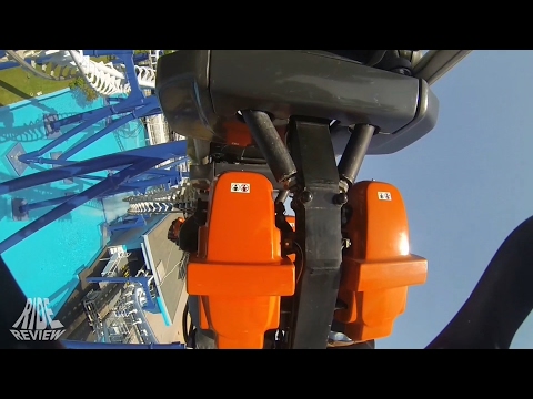 Blue Tornado - POV - Gardaland  (Onride/Offride)