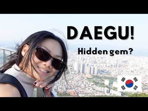 Solo Travel Korea 🇰🇷 | 1 Day in Daegu (Apsan Observatory & City Centre)
