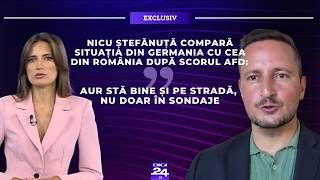 Nicu Ștefănuță compară situația din Germania cu cea din România după scorul AfD