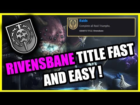 How To Get "Rivensbane" Title (THE Last Wish Title) EASY! (Destiny 2)
