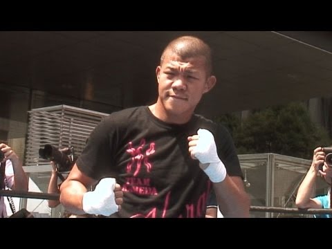 亀田興毅 サプライズ公開スパーリング　白昼にガツンと魅せた？！