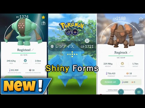 Pokemon Go New 5 Star Legendary Regirock, Registeel, and Regice return to Raids | Get Shiny Forms