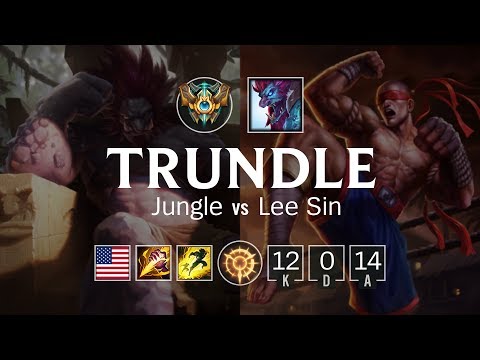 Trundle Jungle vs Lee Sin - NA Challenger Patch 8.7