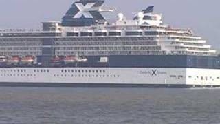 preview picture of video 'Celebrity Constellation leaving Harwich for Scandinavia'