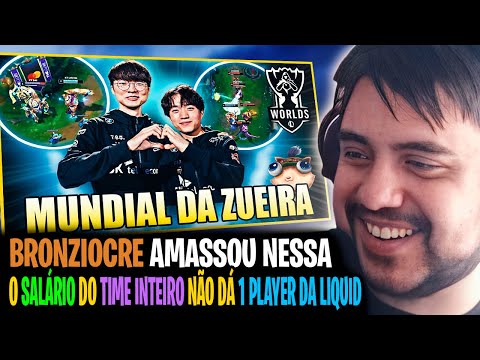 BRONZIOCRE: "Quando os Coreanos jogam usando 100% do Cérebro" | Tockers React
