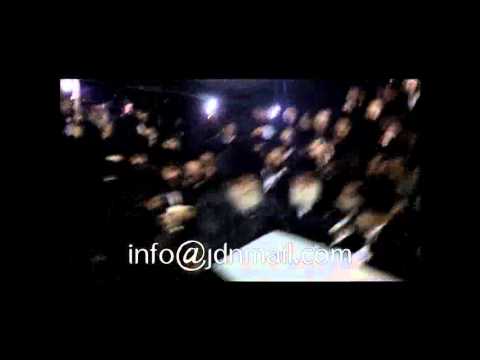 Belzer Rebbe visiting kever of his father, the Bilgureyer Rebbe, on the yahrtzeid - Cheshvan 5771