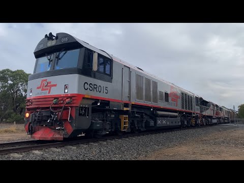 4PM9 SCT intermodal with CSR015 SCT013 CSR004 at Murgheboluc headed for Laverton Melbourne 17/5/2025