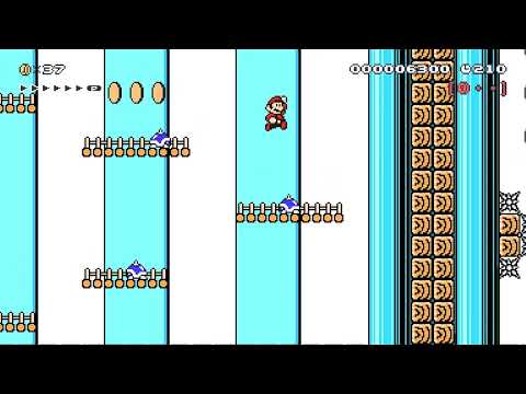Spiketop Industrial Plaza [1-4] by Skunkpunx3 🍄 Super Mario Maker 2 ✹Switch✹ #bgo
