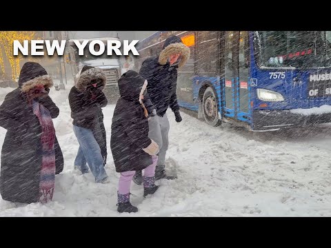 New York City BLIZZARD 2026 LIVE Manhattan NYC Snowstorm 2026 (February 23, 2026)